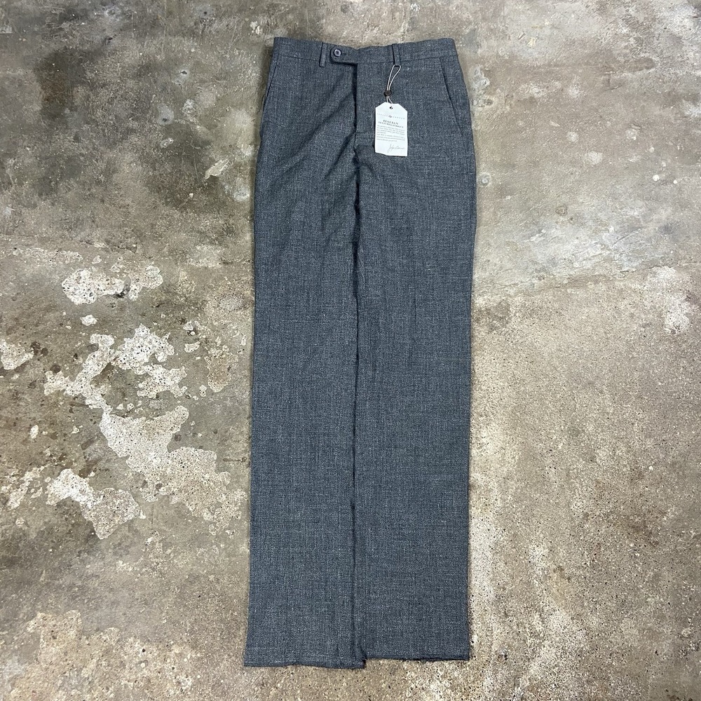 NWT Joseph Abboud Heritage‎ Dress Pants Size 30 Gray Wool Pleated Straight Fit